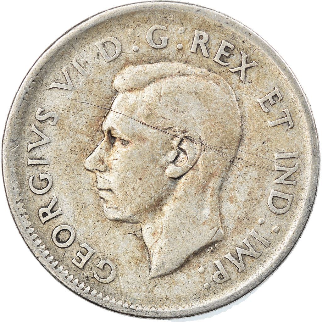 Canada | 25 Cents Coin | Silver | KM:35 | 1937-1947