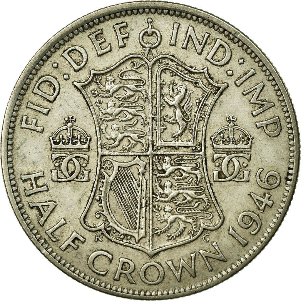 United Kingdom | 1/2 Crown Coin | George VI | KM:856 | 1937 - 1946