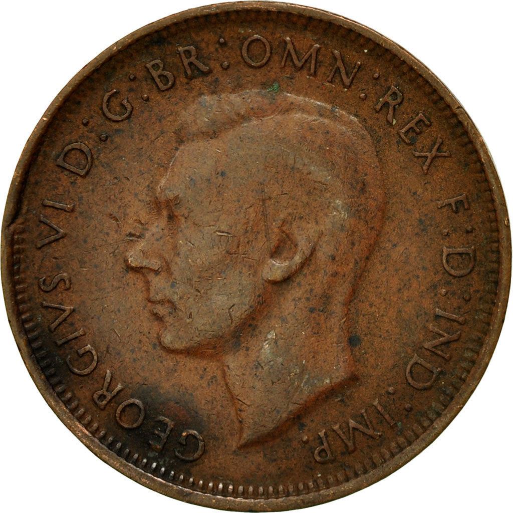 Australia | 1/2 Penny Coin | Kangaroo | Km:41 | 1939 - 1948