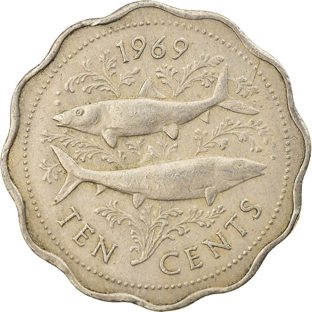 The Bahamas | 10 Cents Coin | Bonefish | Km:4 | 1966 - 1970