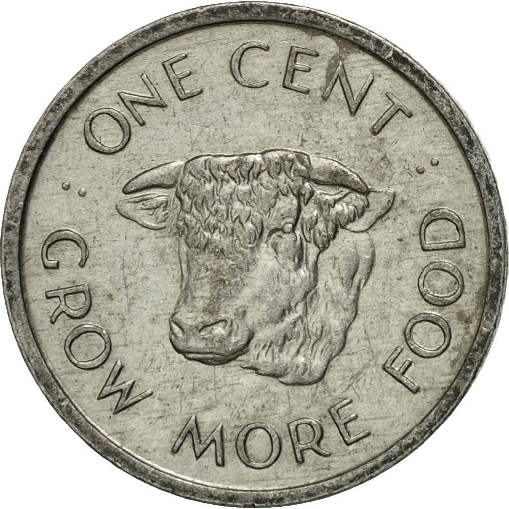 Seychelles | 1 Cent Coin | Cow | Km:17 | 1972