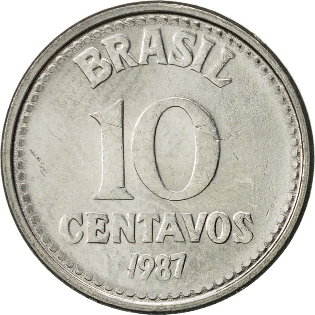 Brazil | 10 Centavos Coin | Star | Km:602 | 1986 - 1988