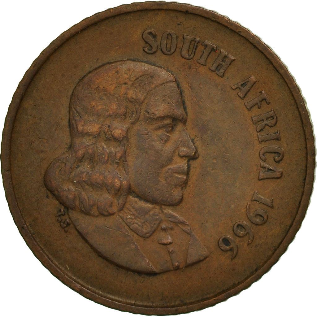 South Africa 1 Cent Coin | English Legend - SOUTH AFRICA | KM65.1 | 1965 - 1969