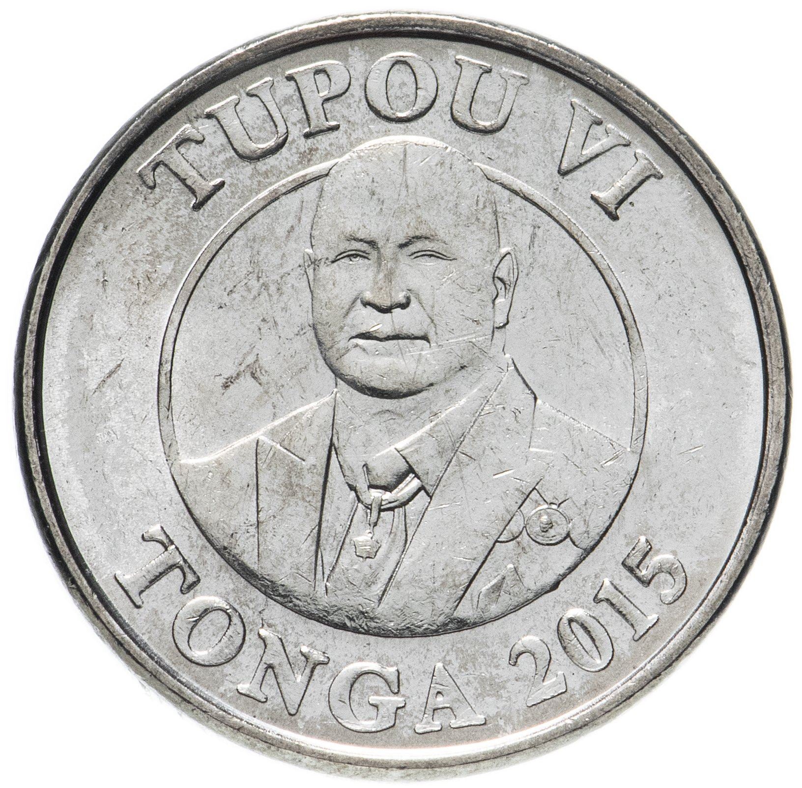 Tonga | Moneta da 5 Seniti | Re Topou VI | Fiore Heilala | KM:226 | 2015