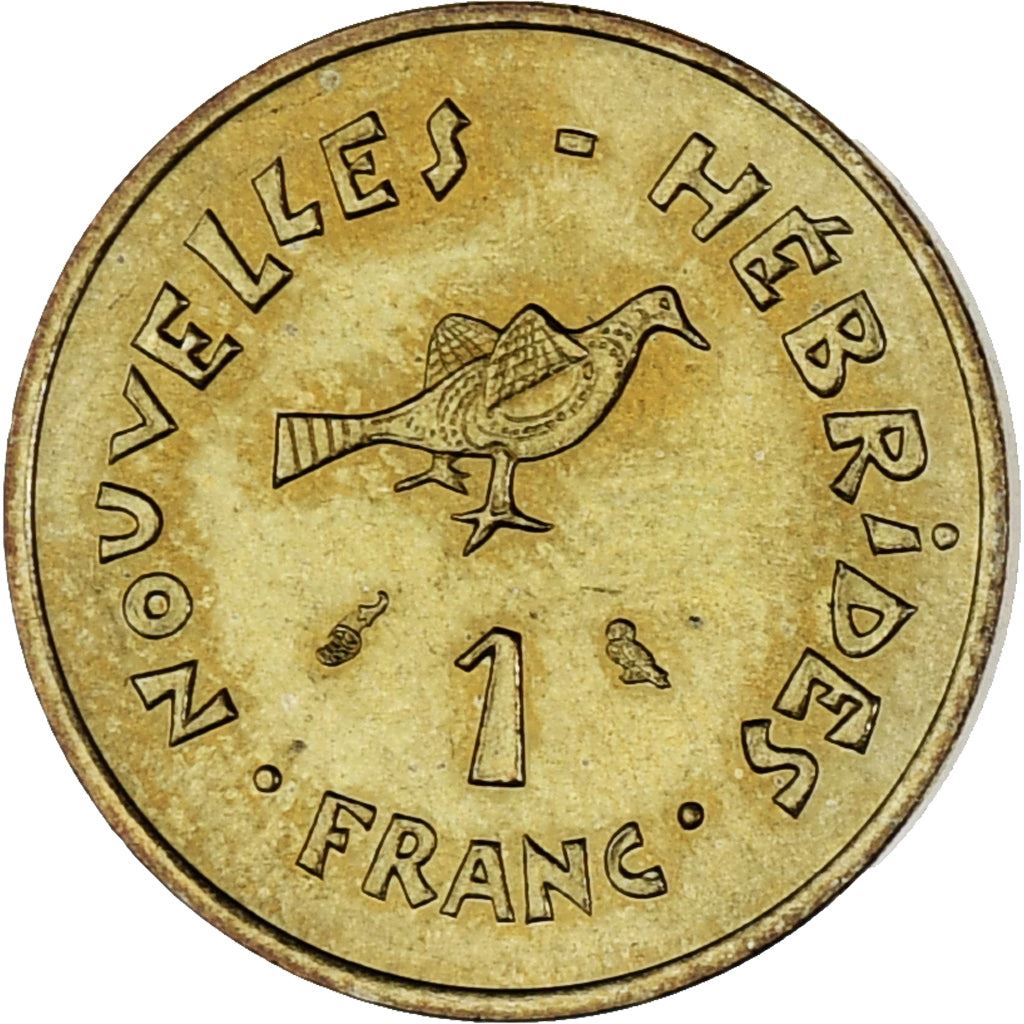 New Hebrides | 1 Franc Coin | Marianne | Frigate Bird | Km:4.1 | 1970