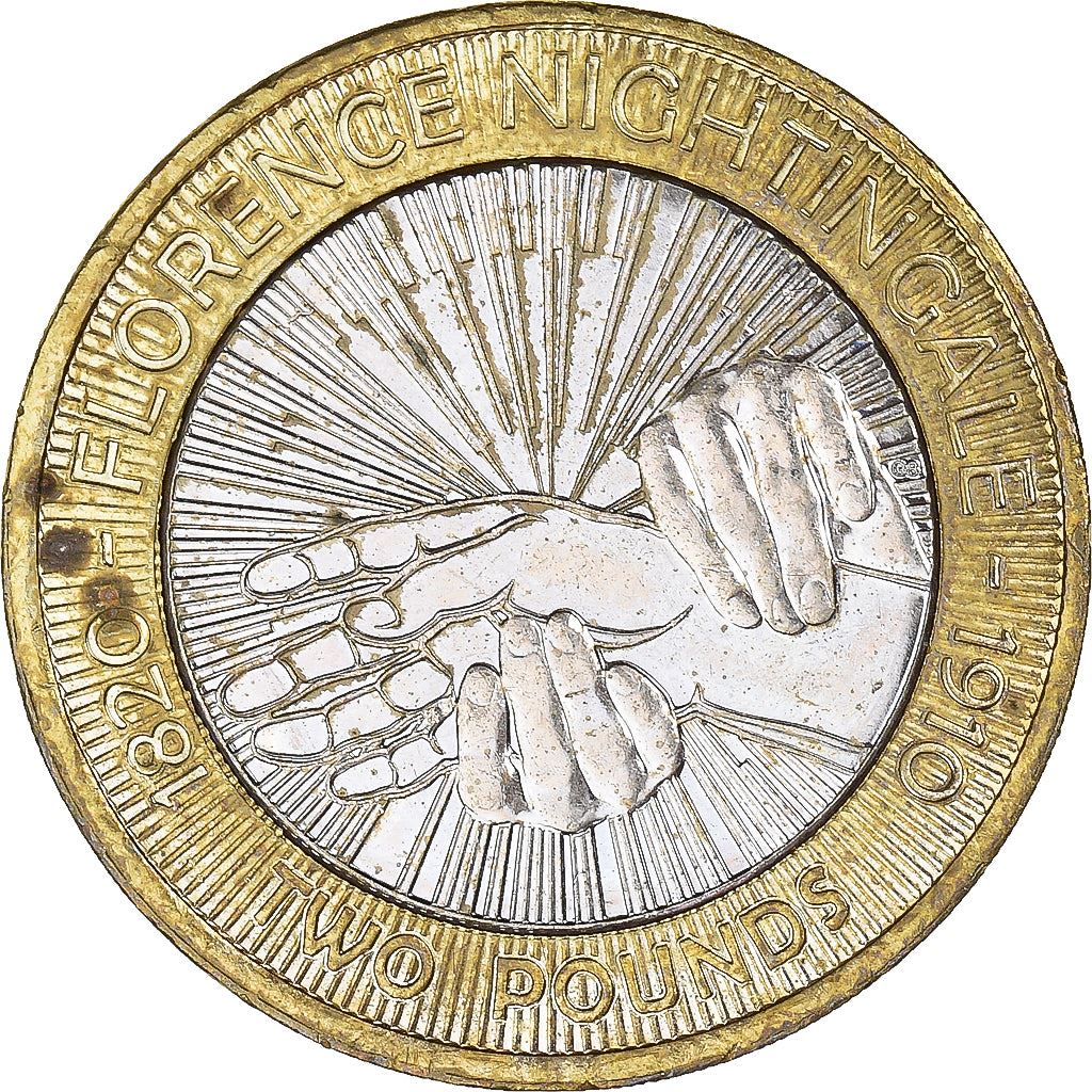United Kingdom | 2 Pounds Coin | Florence Nightingale | KM:1160 | 2010