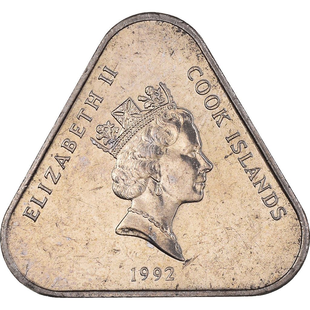 Cook Islands | 2 Dollars Coin | Elizabeth II | Mortar and Pestle | Km:38 | 1987 - 1994