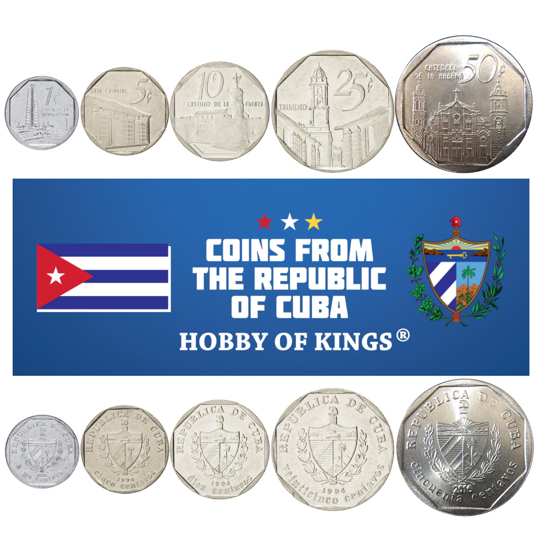 5 Mixed Coins | 1 - 50 Centavos