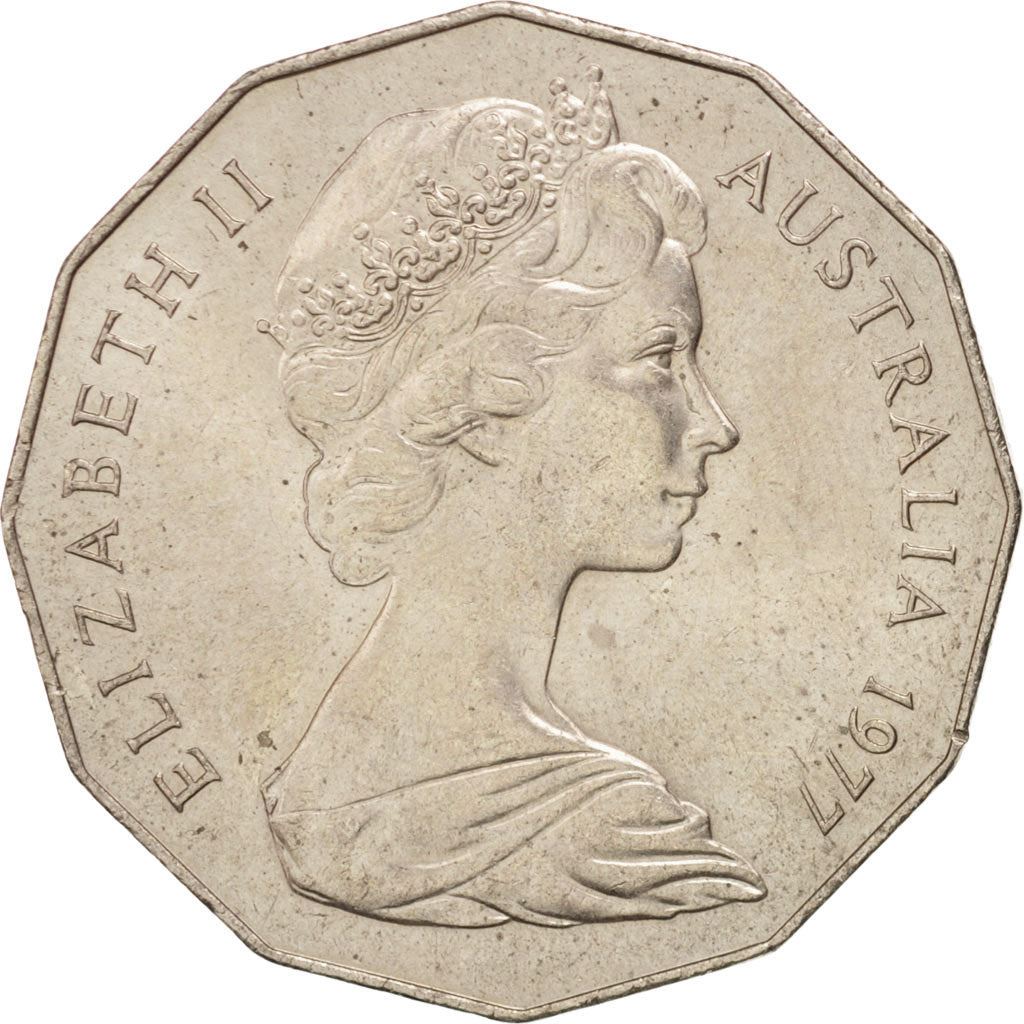 Australia | 50 Cents Coin | Silver Jubilee | KM:70 | 1977