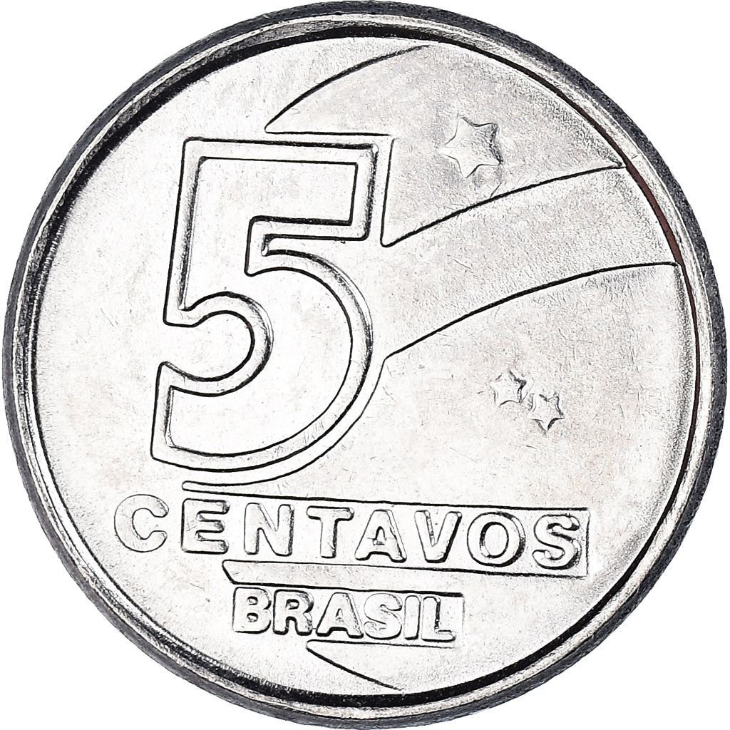 Brazil | 5 Centavos Coin | Fisher | Km:612 | 1989 - 1990