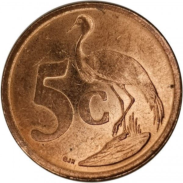 Sydafrika 5 Cent Sepedi/Sesotho Legend - Afrika Borwa Mynt KM486 2006