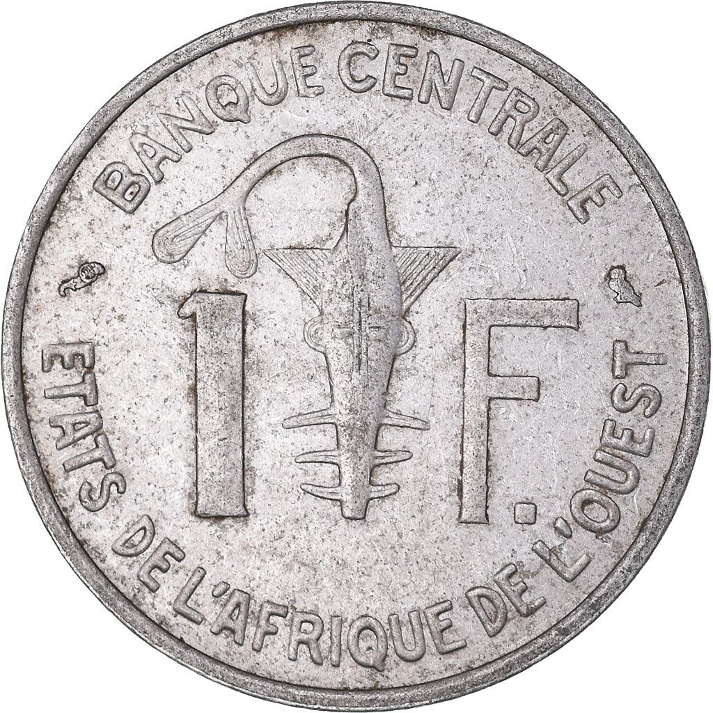Western African States | 1 Franc Cfa Coin | Emblem of Central Bank | Gazelle | Km:3.1-3 | 1961 - 1975