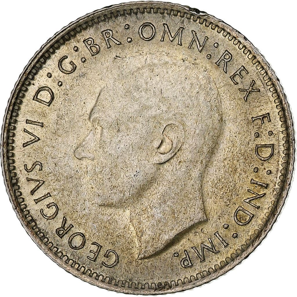 Australia | 6 Pence Coin | George VI | Km:38A | 1946 - 1948