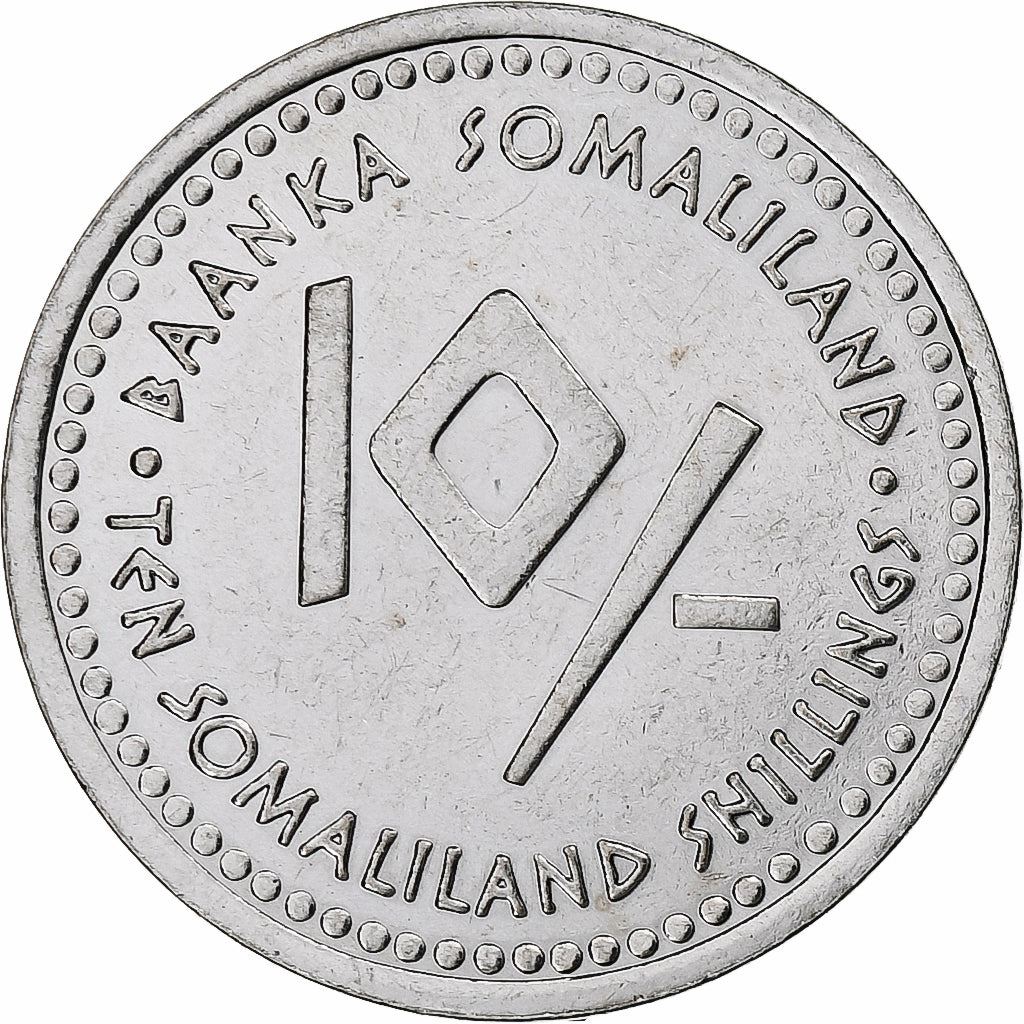 Somalilandia | Moneda de 10 chelines | Cáncer | Acero inoxidable | KM:12 | 2006
