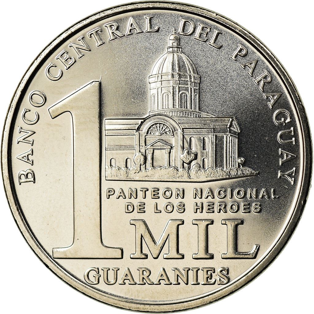 Paraguay | 1000 Guaranies Coin | Francisco Solano Lopez | Km:198 | 2006 - 2022