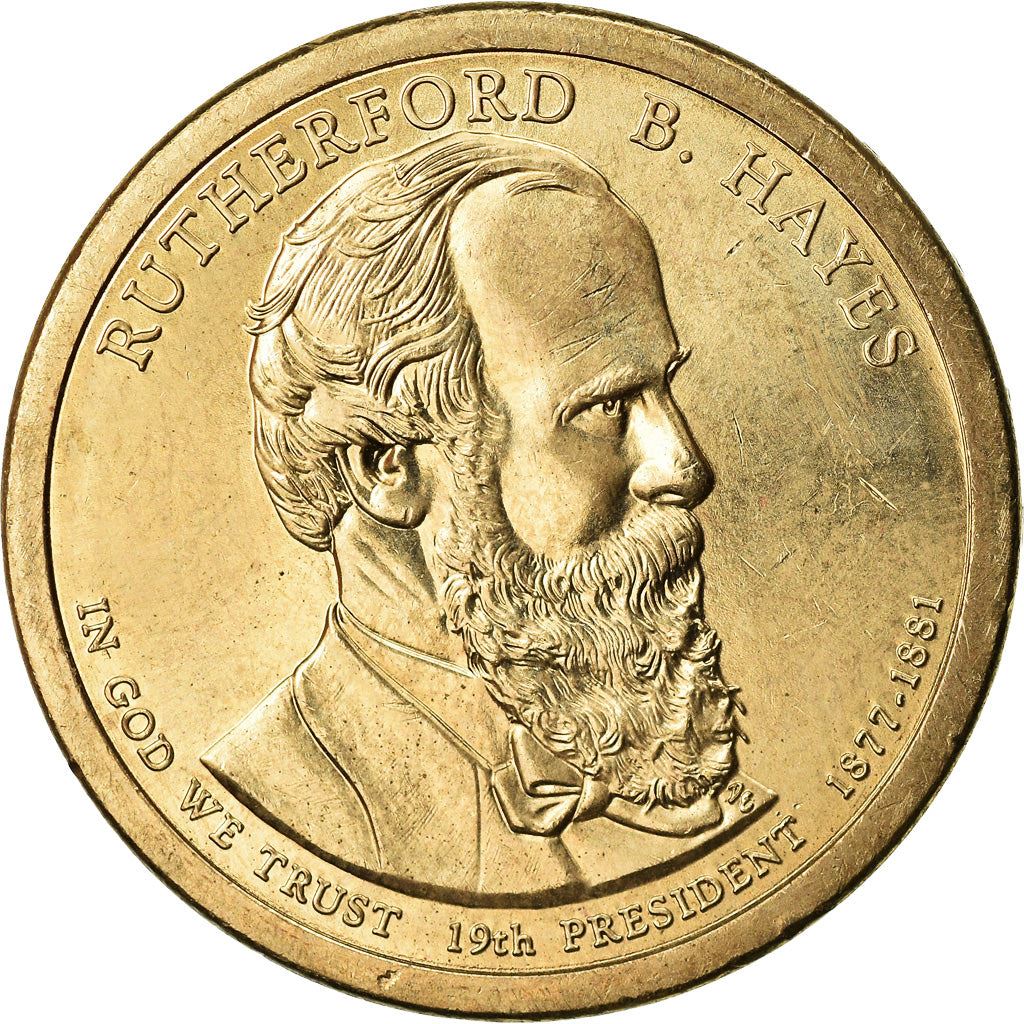 United States | 1 Dollar Coin | Rutherford B. Hayes | Km:501 | 2011