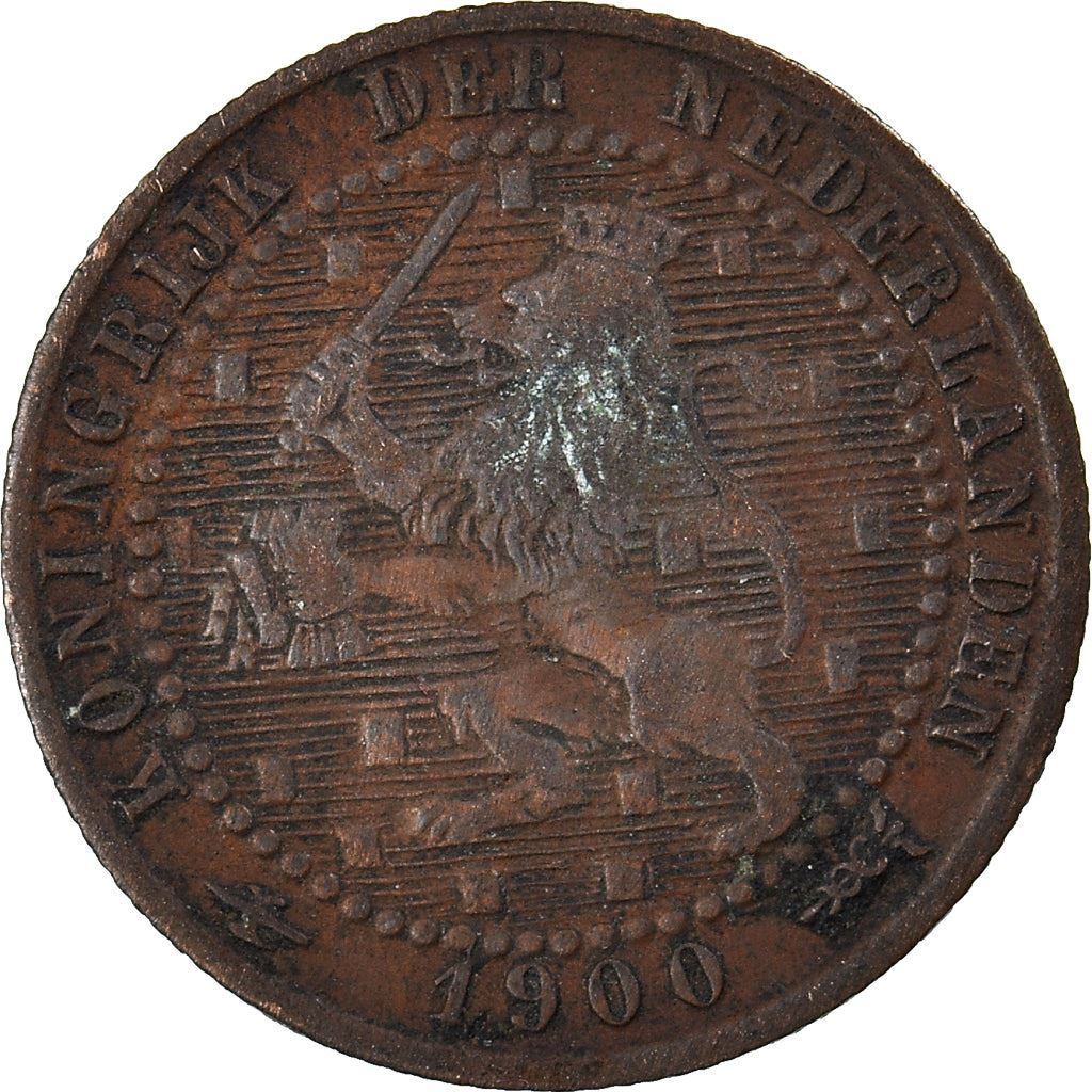 Nederlandene | 1 Cent Mønt | Løve | Km:107 | 1877 - 1900