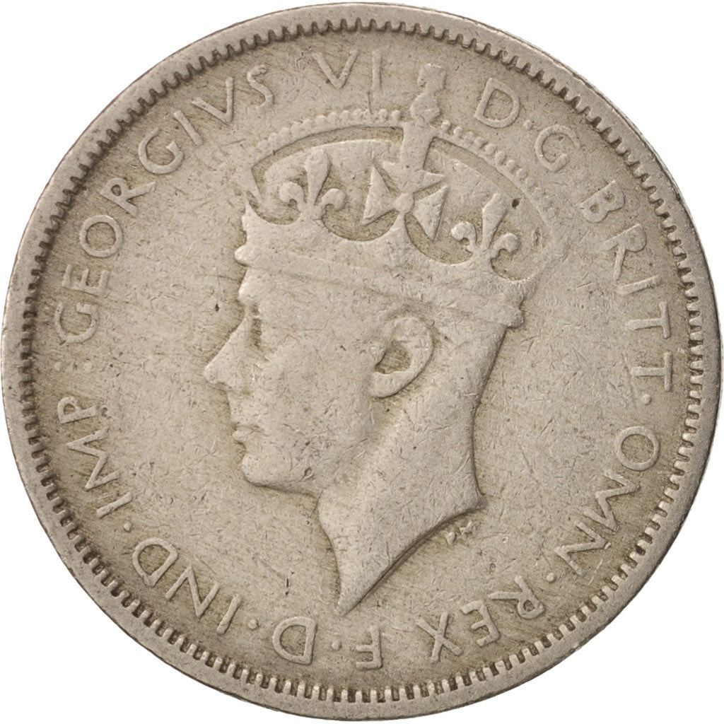 British West Africa | 3 Pence Coin | George VI | Wreath | Km:21 | 1938 - 1947