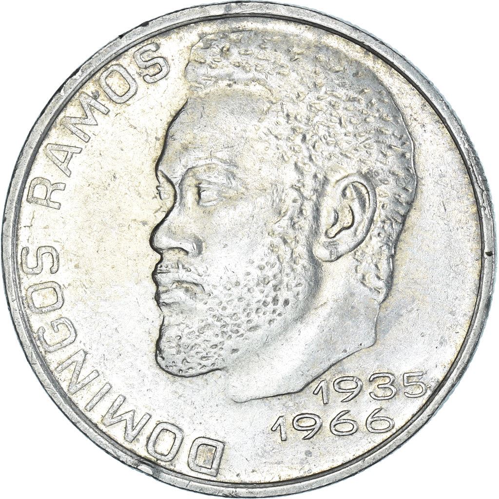 Cape Verde | 20 Escudos Coin | Domingos Ramos | KM20 | 1977 - 1982