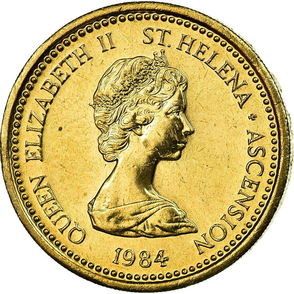 סנט הלנה ואסנשן | מטבע של 1 פאונד | אליזבת השנייה | ציפור טרן סוטי | Km:6 | 1984