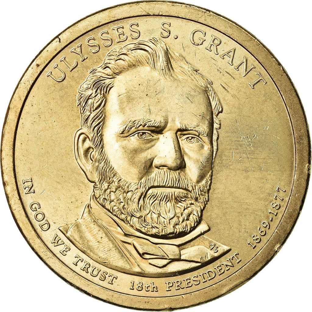 United States | 1 Dollar Coin | Ulysses S. Grant | Km:500 | 2011
