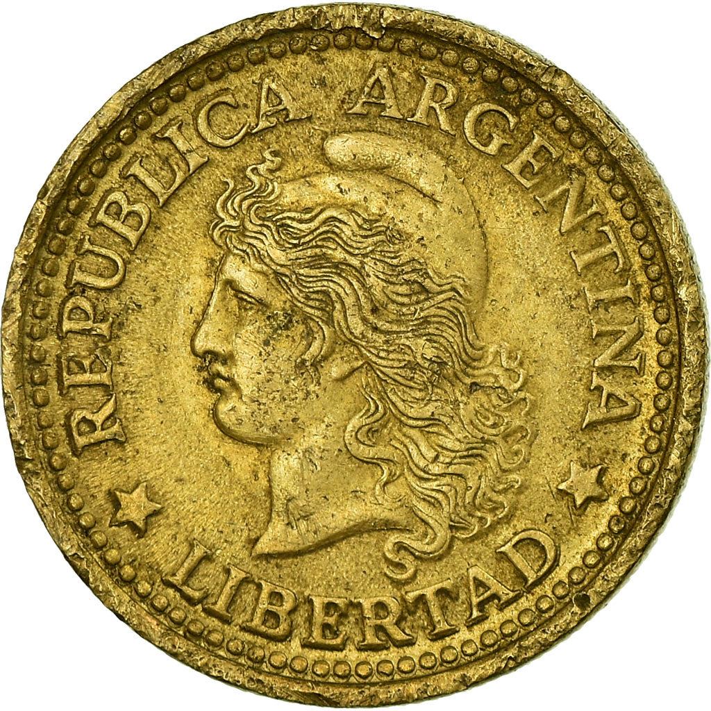 Moneta Argentina 50 Centavos | Oudine | Cappello frigio | KM68 | 1970 - 1976