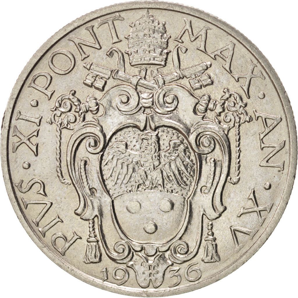 Vatican City | 20 Centesimi Coin | St. Paul | Nickel | KM:3 | 1929-1937