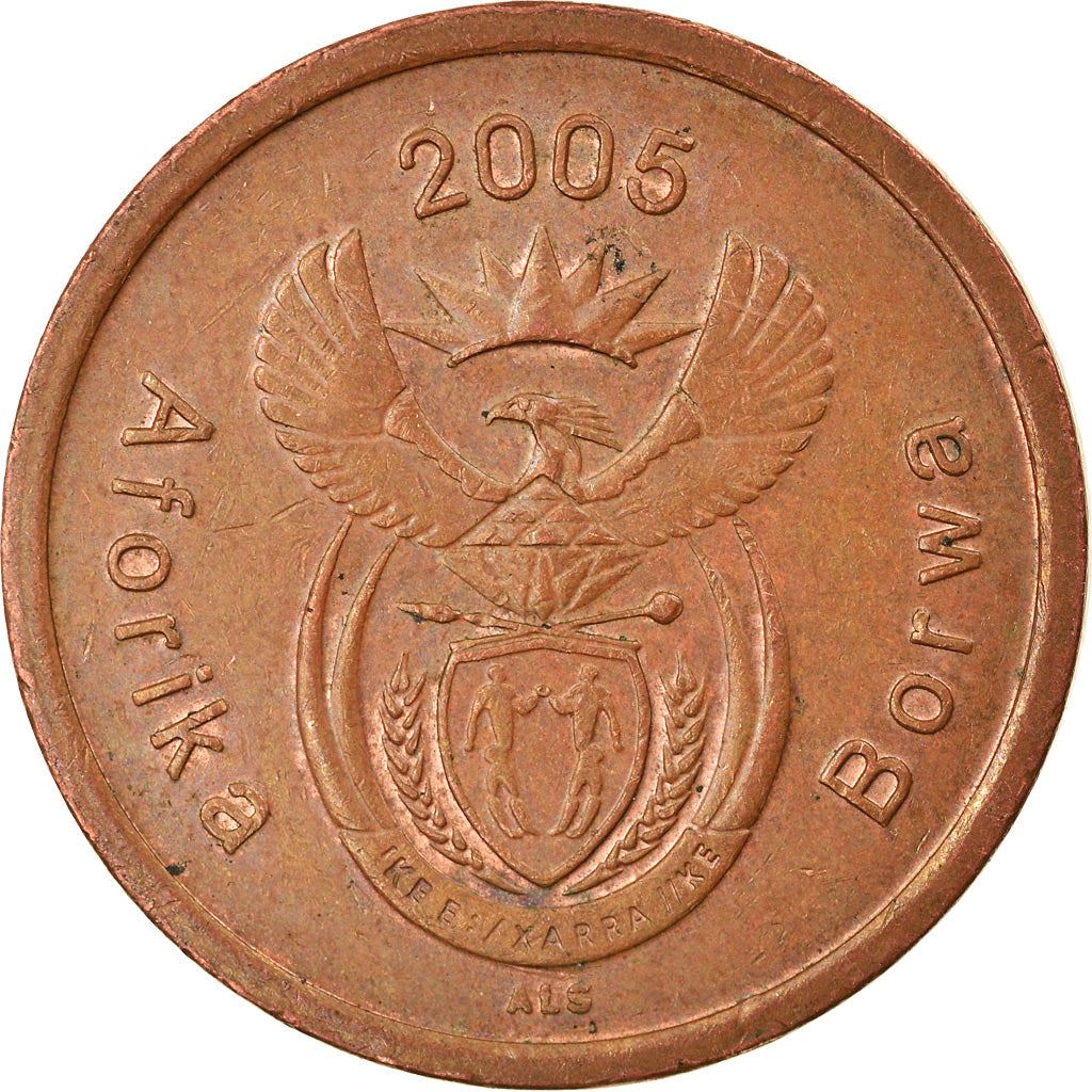 South Africa 5 Cents Tswana Legend - Aforika Borwa Coin KM291 2005
