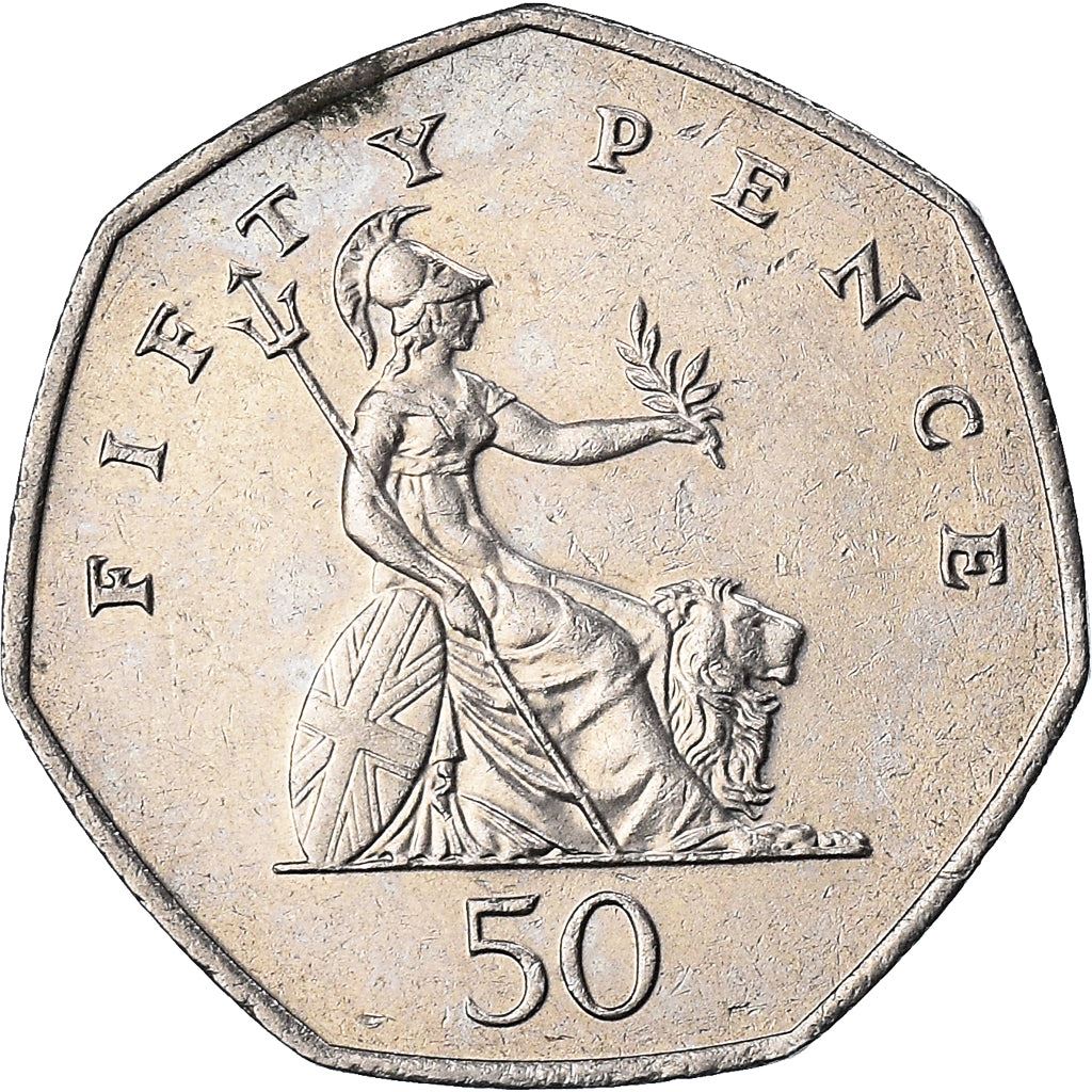 United Kingdom | 50 Pence Coin | Britannia | Km:940.2 | 1997