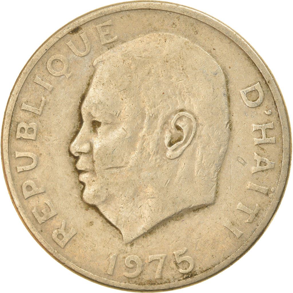 Haiti | 10 Centimes Coin | Jean-Claude Duvalier | Cannon | Km:120 | 1975 - 1983