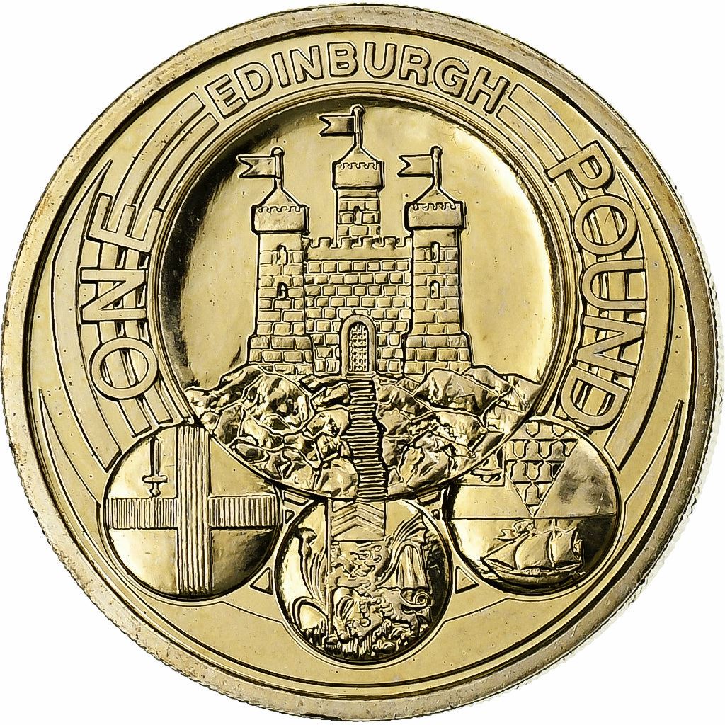 United Kingdom | 1 Pound Coin | Edinburgh | KM:1197 | 2011