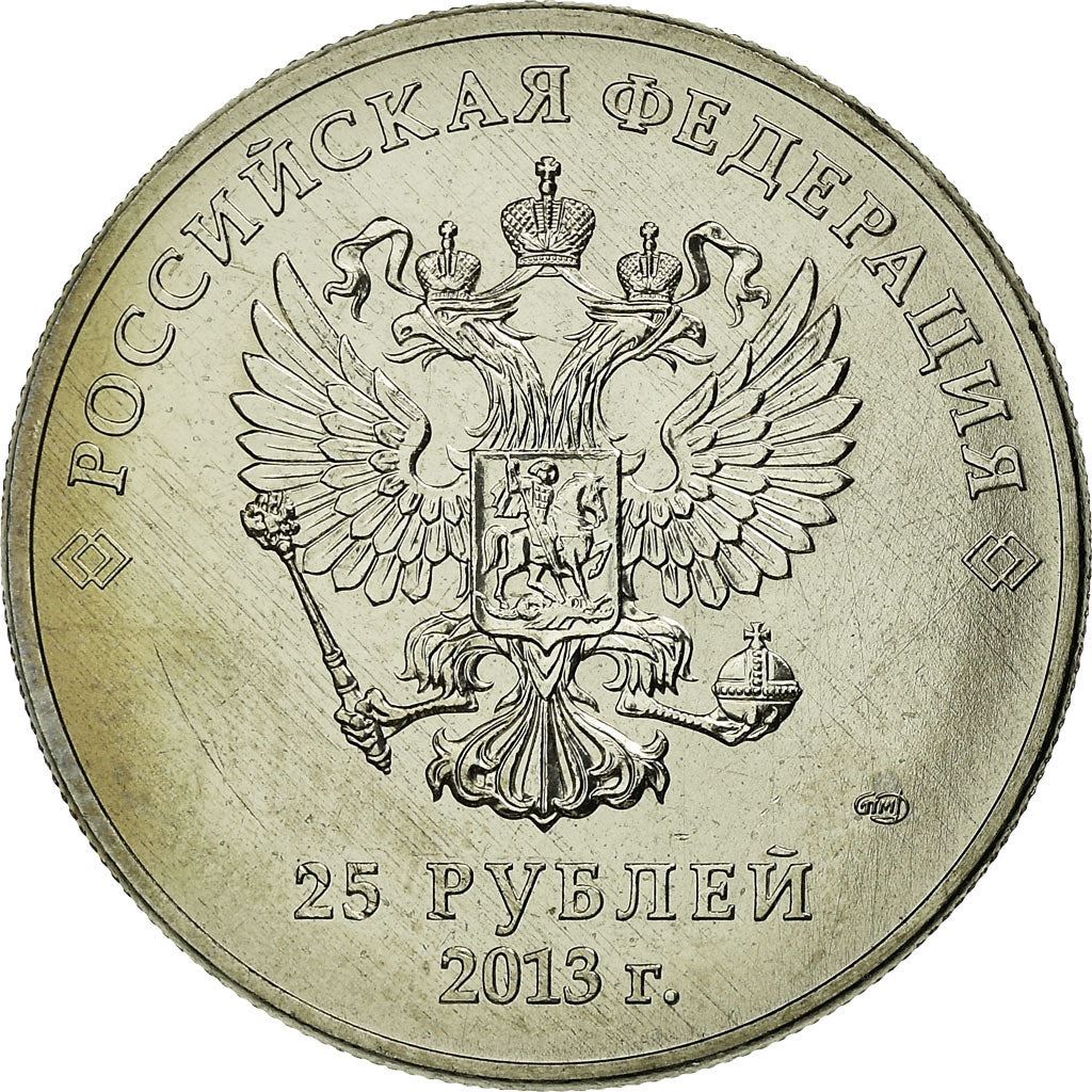 Russia | 25 Roubles Coin | Paralympics- Mascots | Y:1472 | 2013 - 2014
