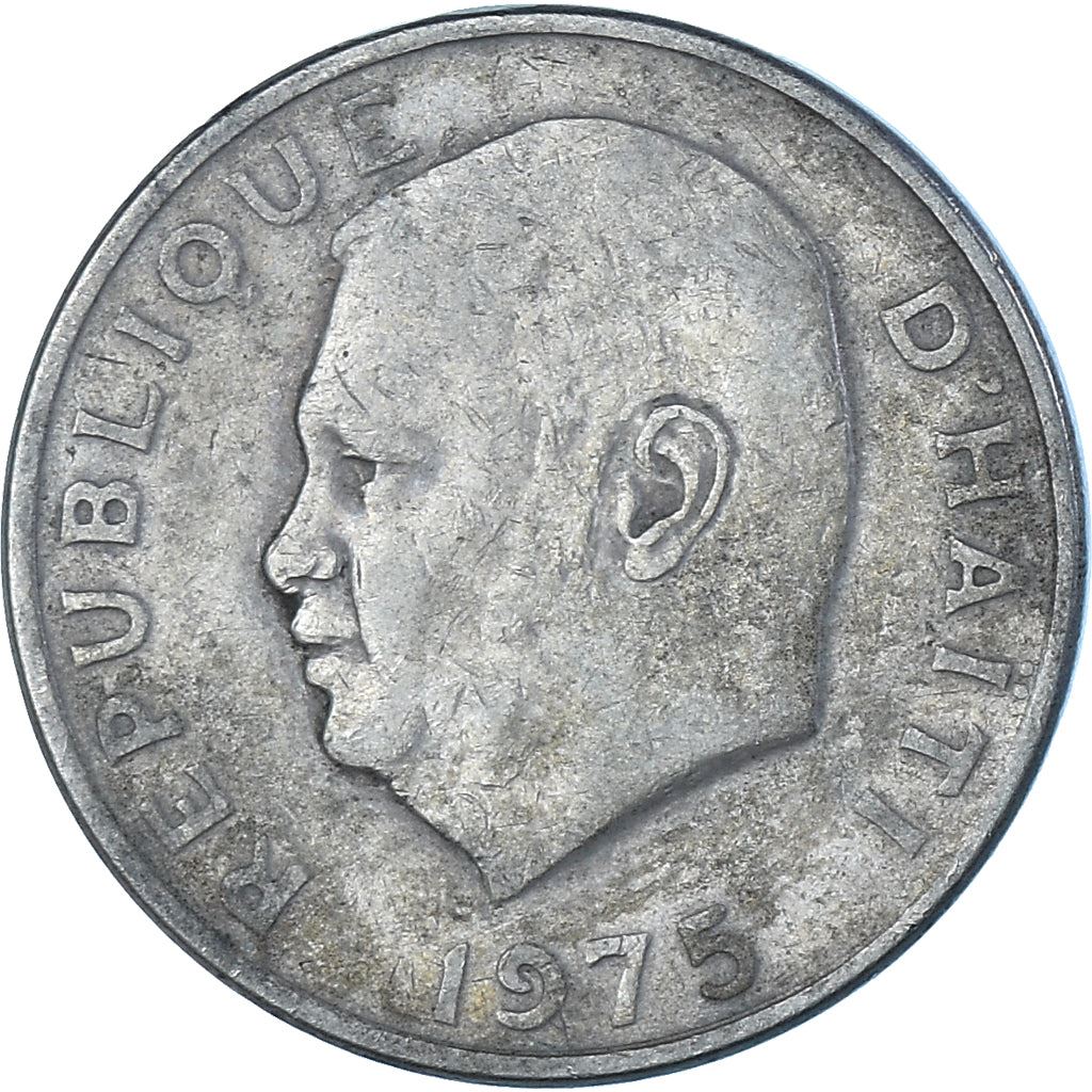 Haiti | 10 Centimes Coin | Jean-Claude Duvalier | Cannon | Km:120 | 1975 - 1983