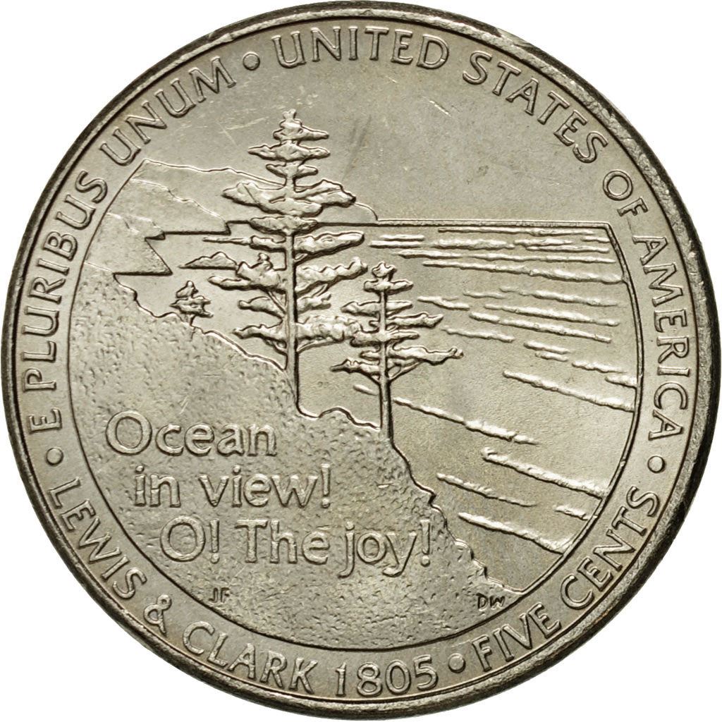 United States | 5 Cents Coin | Ocean View | Km:369 | 2005