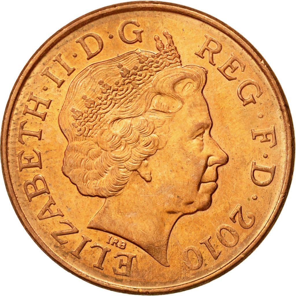 United Kingdom | 2 Pence Coin | Elizabeth II | Km:1108 | 2008 - 2015