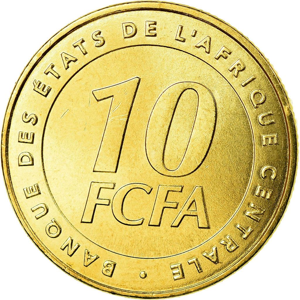 Central African States | 10 Francs Cfa Coin | Plants | Km:19 | 2006
