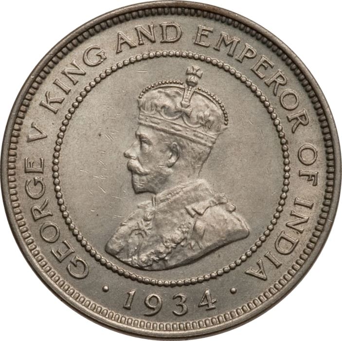 Jamaica Coin | 1 Farthing Coin | George V | KM24 | 1914 - 1934
