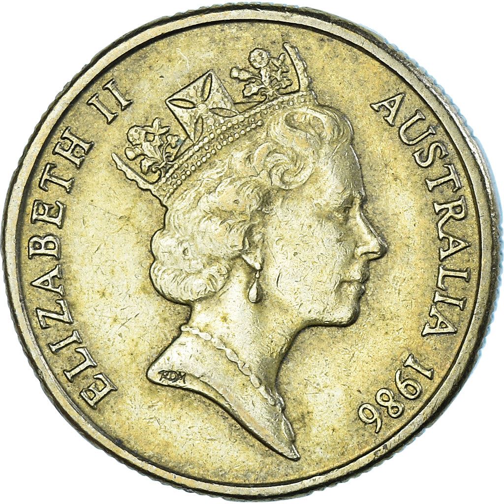 Australia | 1 Dollar Coin | International Year of Peace | Km:87 | 1986