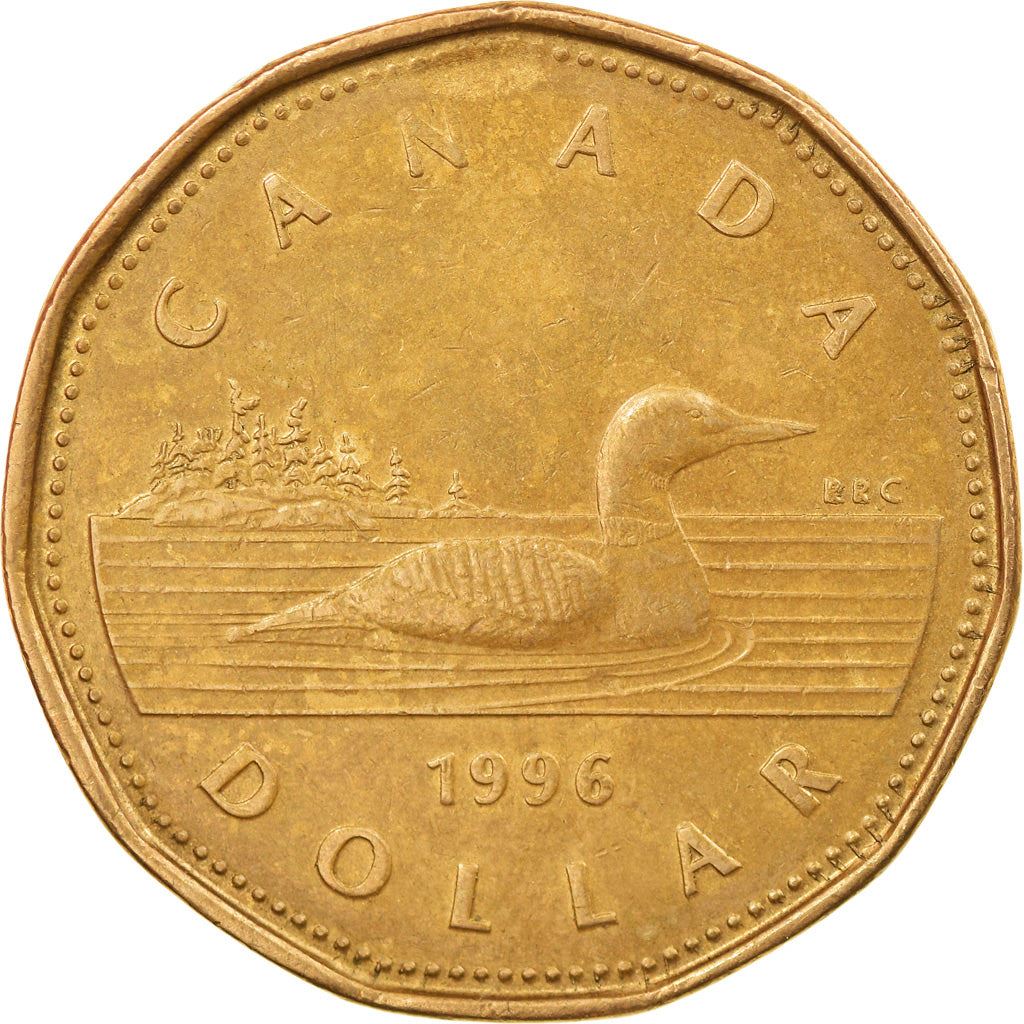 Canada | 1 Dollar Coin | Bronze plated nickel | 3rd portrait | KM:186 | 1990-2003