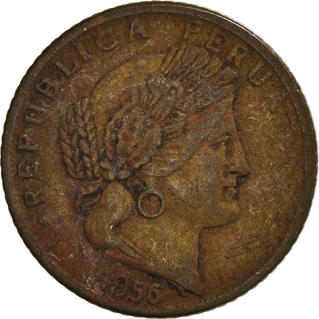 Peru | 5 Centavos Coin | Ceres | Km:223 | 1945 - 1965