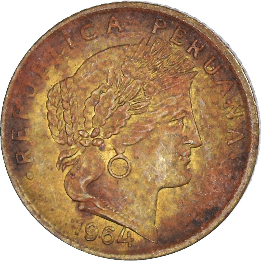 Peru | 5 Centavos Coin | Ceres | Km:223 | 1945 - 1965