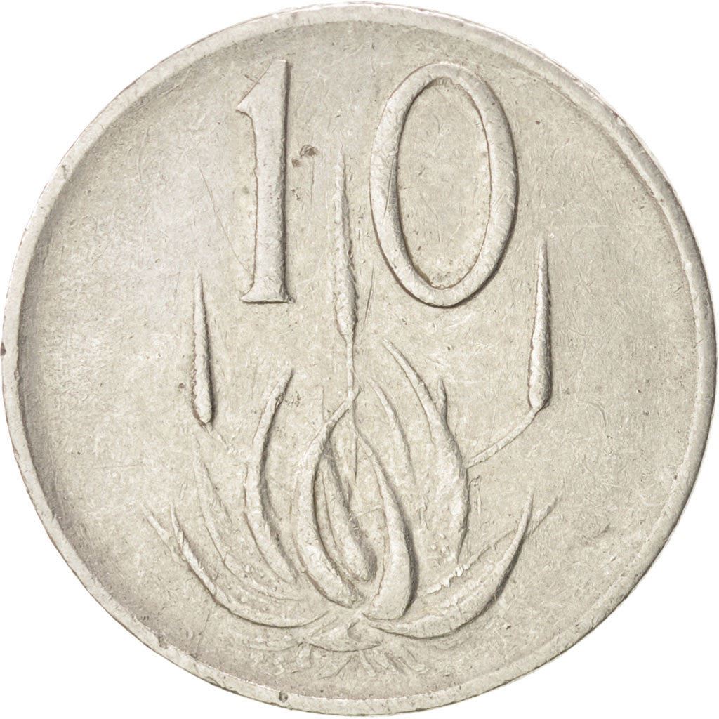 South Africa 10 Cents Coin | Jacobus J. Fouche | KM94 | 1976