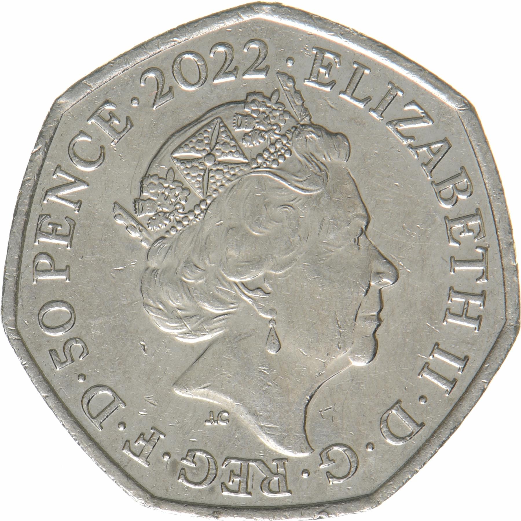 United Kingdom | 50 Pence Coin | Pride UK | KM:2158 | 2022