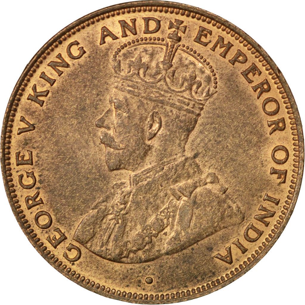 Hong Kong | 1 Cent Coin | George V | Km:16 | 1919 - 1926