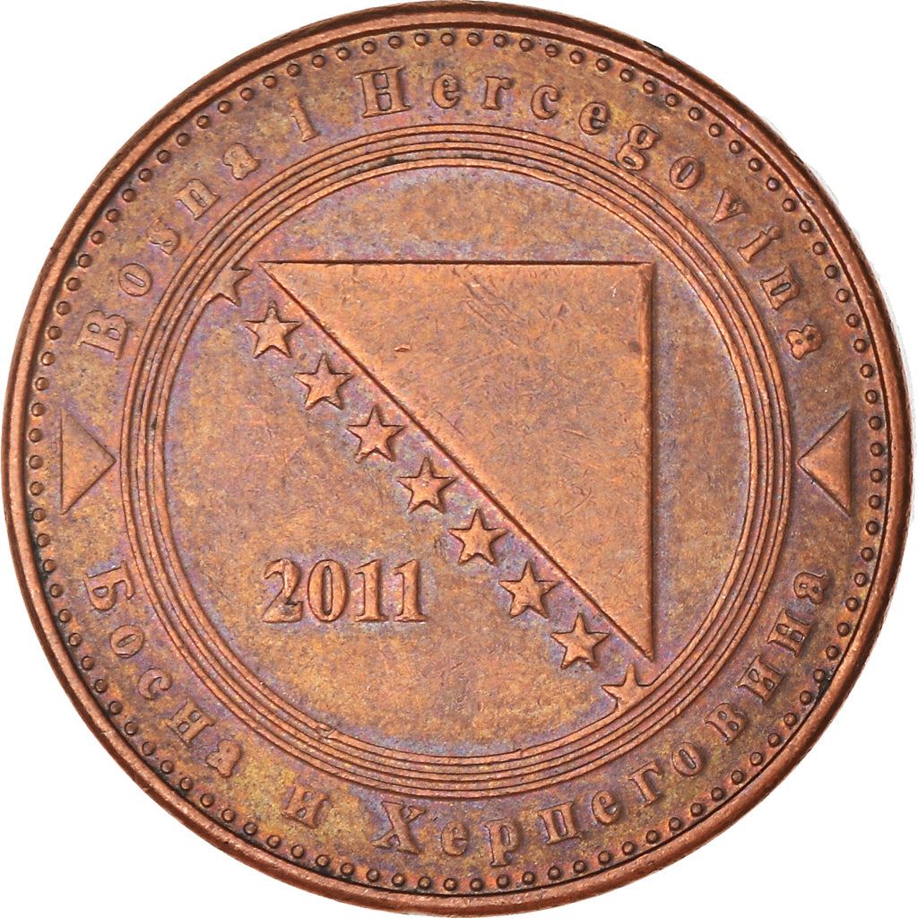 Bosnia and Herzegovina | 10 Feninga Coin | Map of Bosnia | Km:115 | 1998 - 2025