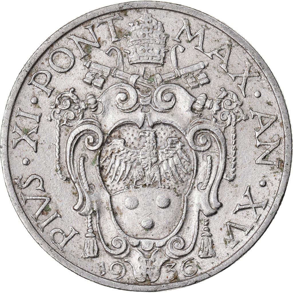 Vatican City | 20 Centesimi Coin | St. Paul | Nickel | KM:3 | 1929-1937