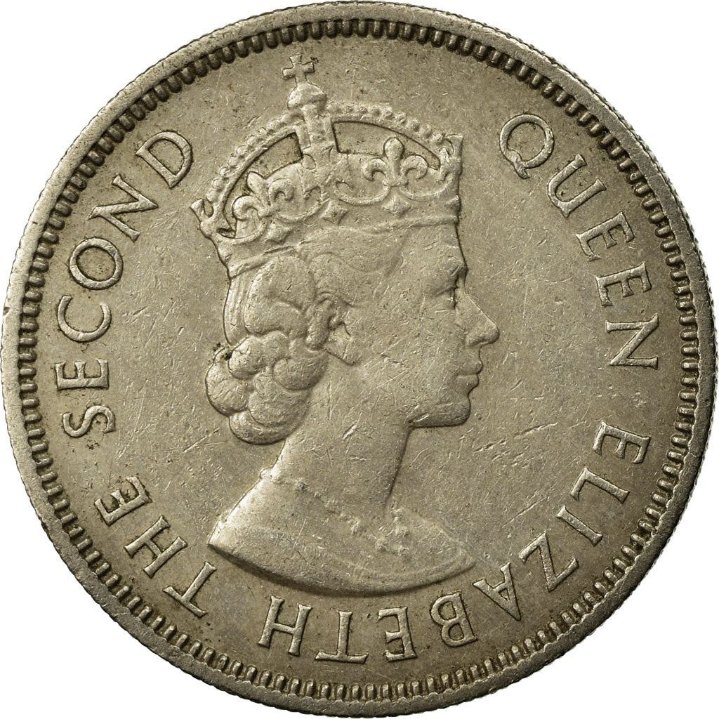 Seychelles | 1/2 Rupee Coin | Elizabeth II | Km:12 | 1954 - 1974