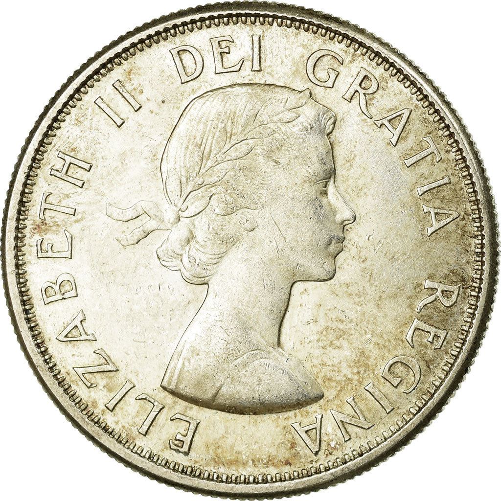 Canada | 50 Cents Coin | Silver | 1st portrait | KM:56 | 1959-1964