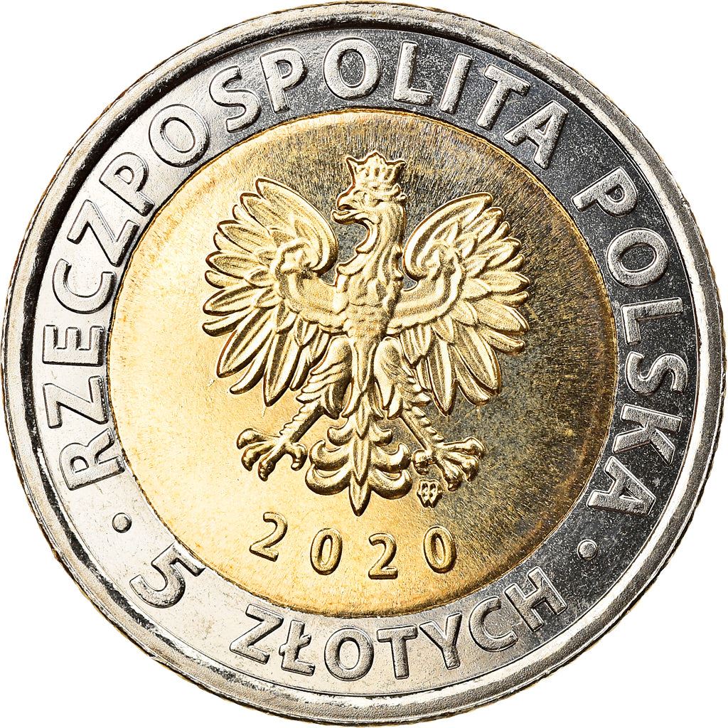 Polonia | Moneda de 5 Zlotys | Basílica de Santa María | A:1064 | 2020