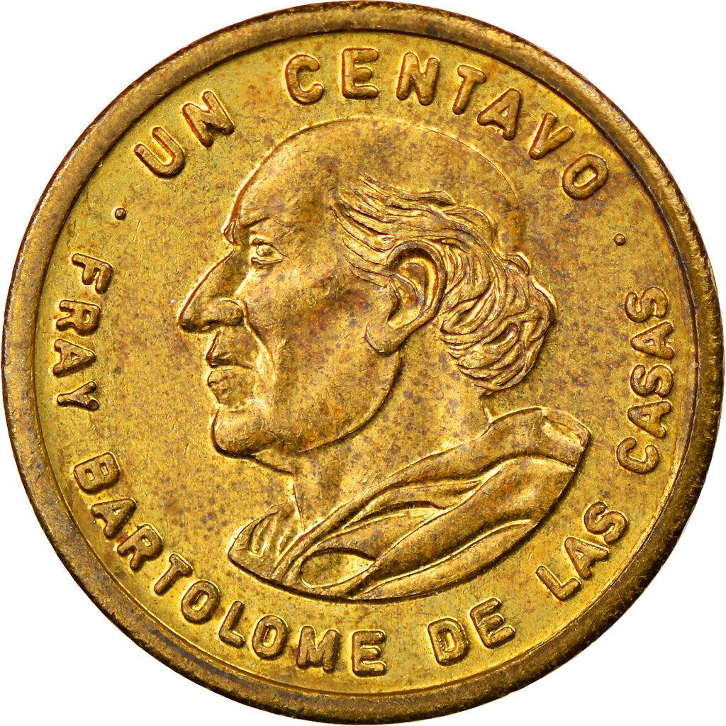 Guatemala | 1 Centavo Coin | Bartolomé de las Casas | Km:275 | 1974 - 1995
